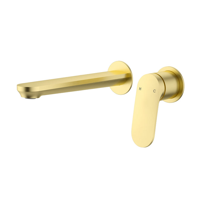 Sulu Brass Wall Mixer Set