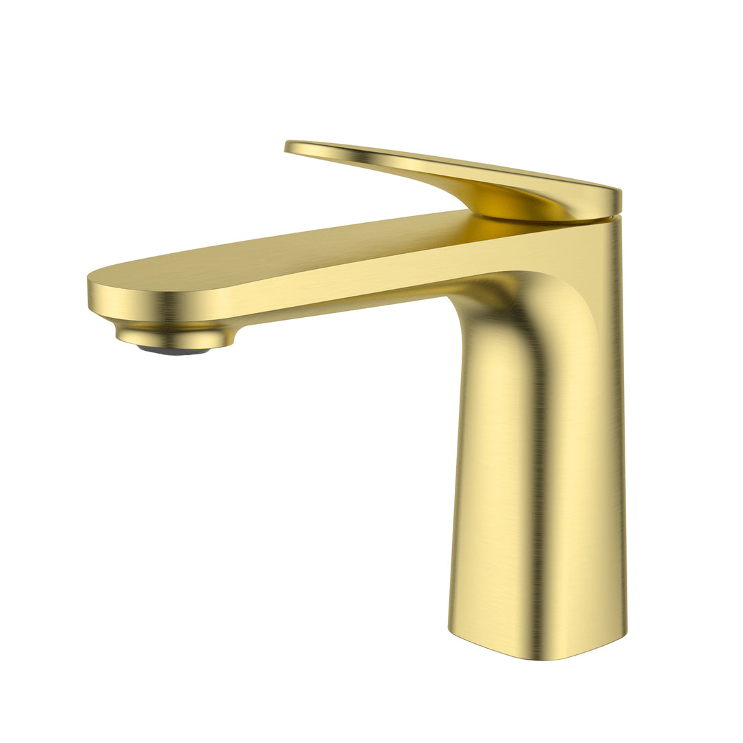 Sulu Brass Short Basin Mixer