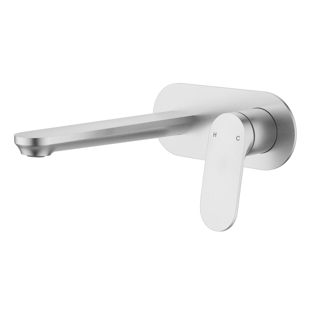 Sulu Brass Wall Mixer Set Single Backplate