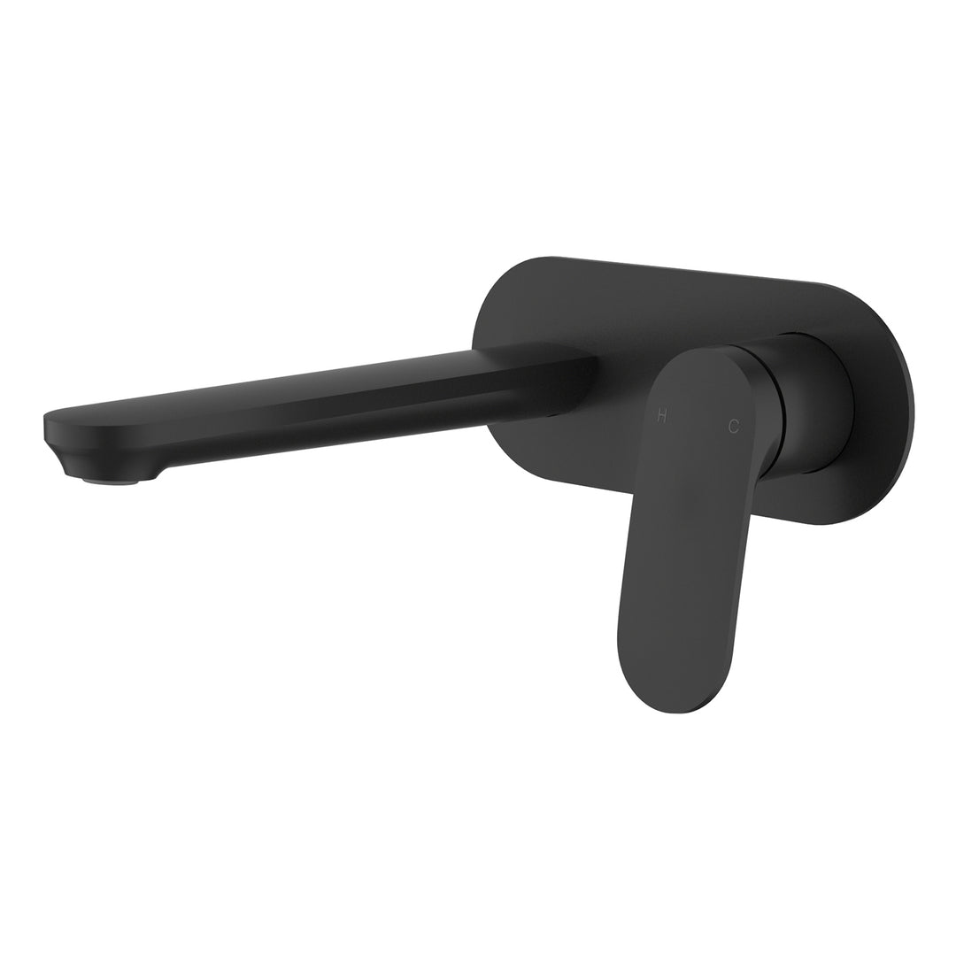 Sulu Brass Wall Mixer Set Single Backplate