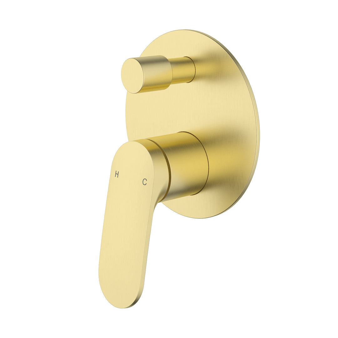 Sulu Diverter Wall Mixer Single Backplate