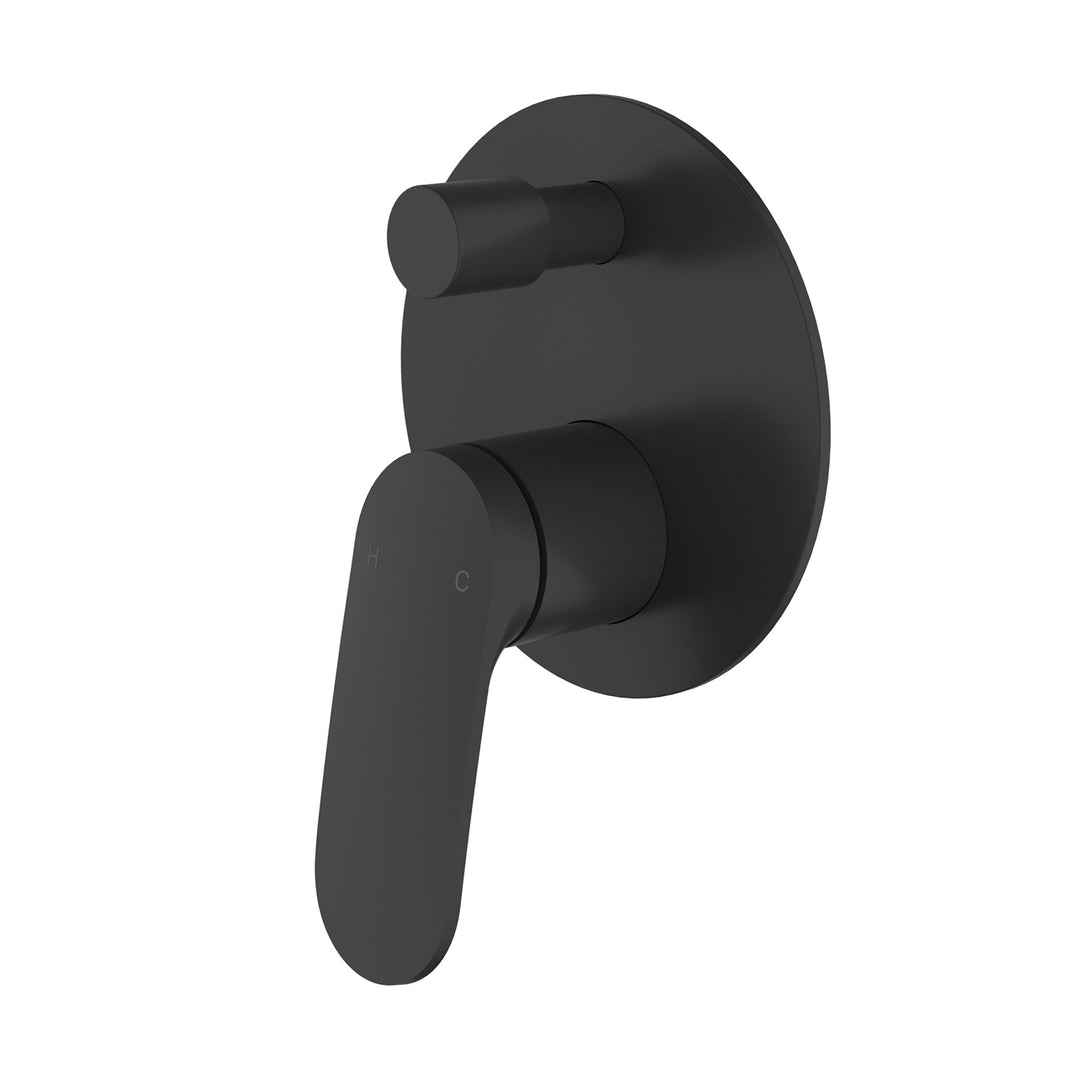 Sulu Diverter Wall Mixer Single Backplate