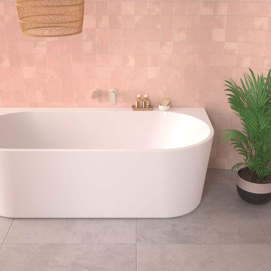 Urbane II Back to Wall Acrylic Bathtub