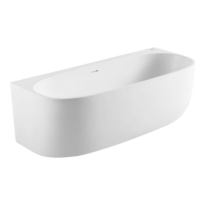 Venezia Overflow Back to Wall Acrylic Bathtub