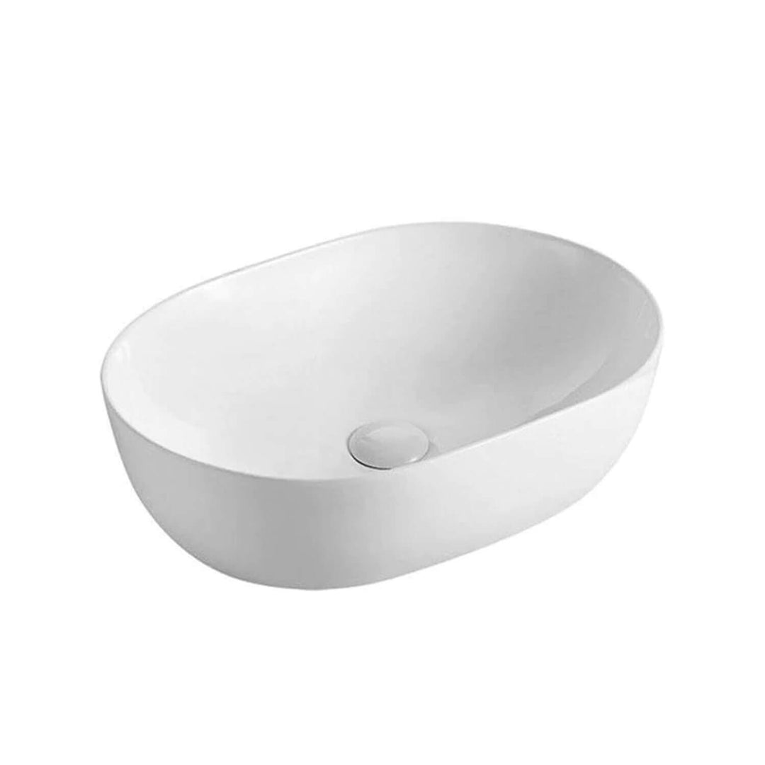 Dublin Above Counter Curved Oval Basin 490x350mm