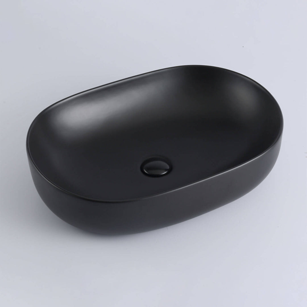 Dublin Above Counter Curved Oval Basin 490x350mm