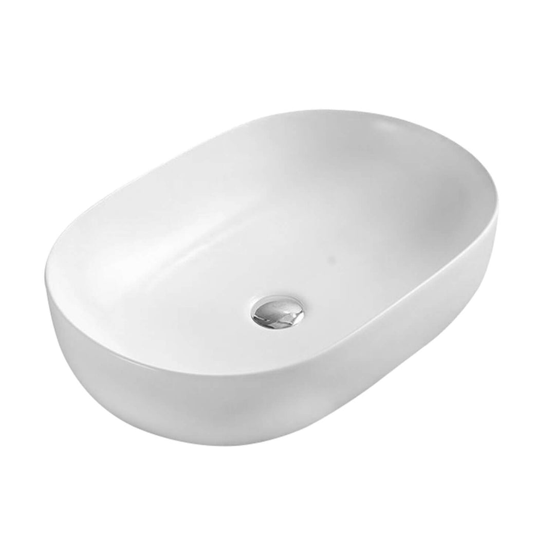 Dublin Above Counter Curved Oval Basin 490x350mm
