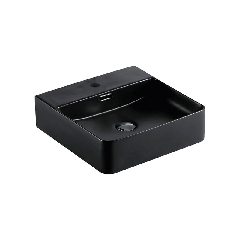 Oslo Above Counter Square Basin with Tap Hole 420x420x120mm