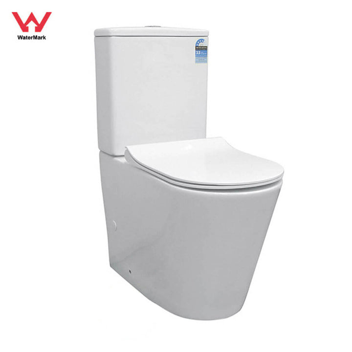 Atlanta Extra High 440mm Back to Wall Toilet Suite