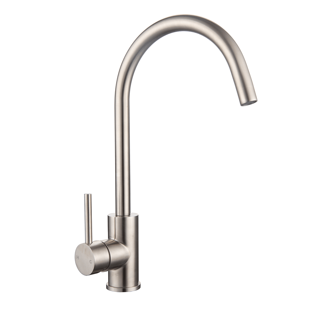 Rund Kitchen Laundry Gooseneck Sink Mixer