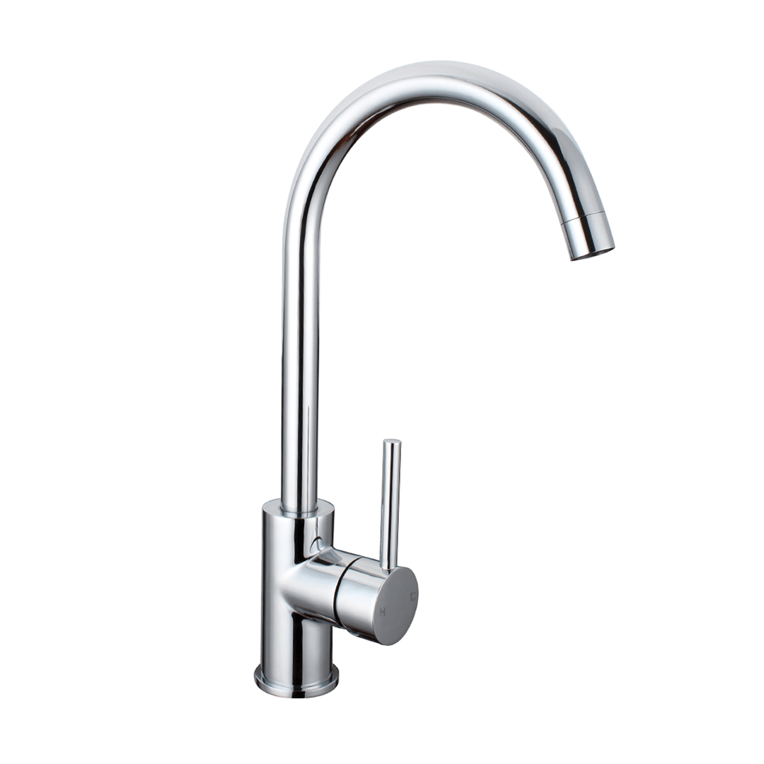 Rund Kitchen Laundry Gooseneck Sink Mixer