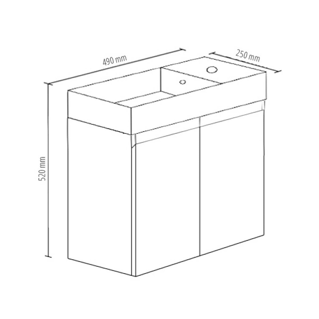 mini-slimline-wall-hung-vanity-490mm-small-bathroom-vanity-sunlight