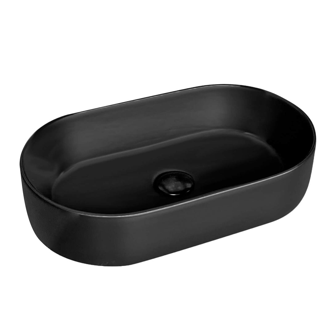 Berlin Pill Oval Above Counter Ceramic Basin 520mm