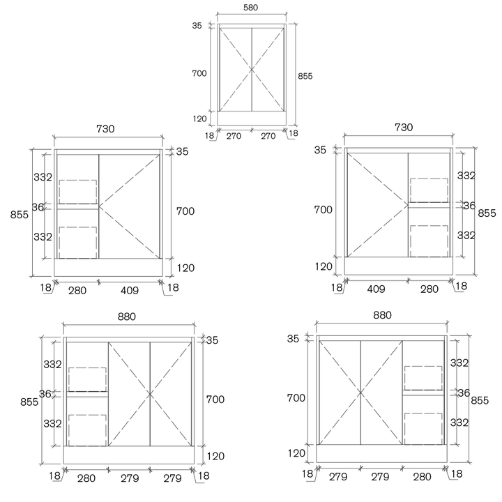 Sierra Slimline Soft-Close Floor Mounted Vanity