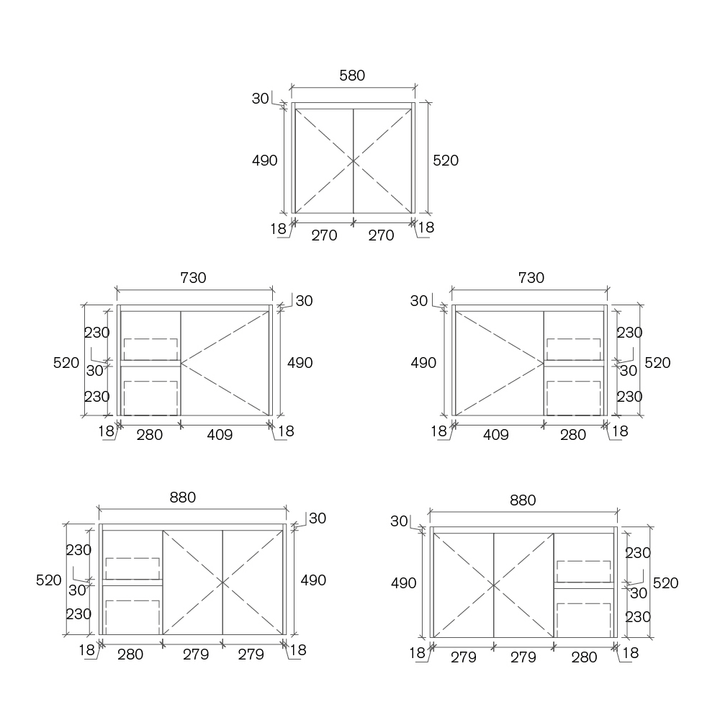 Sierra Slimline Soft-Close Wall Hung Vanity