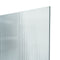 10mm Narrow Reed Fluted Shower Screen Fixed Glass Panel 2050mm High