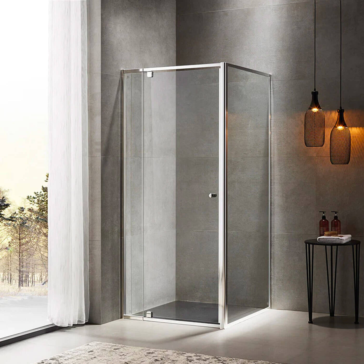 Frameless cheap shower screens