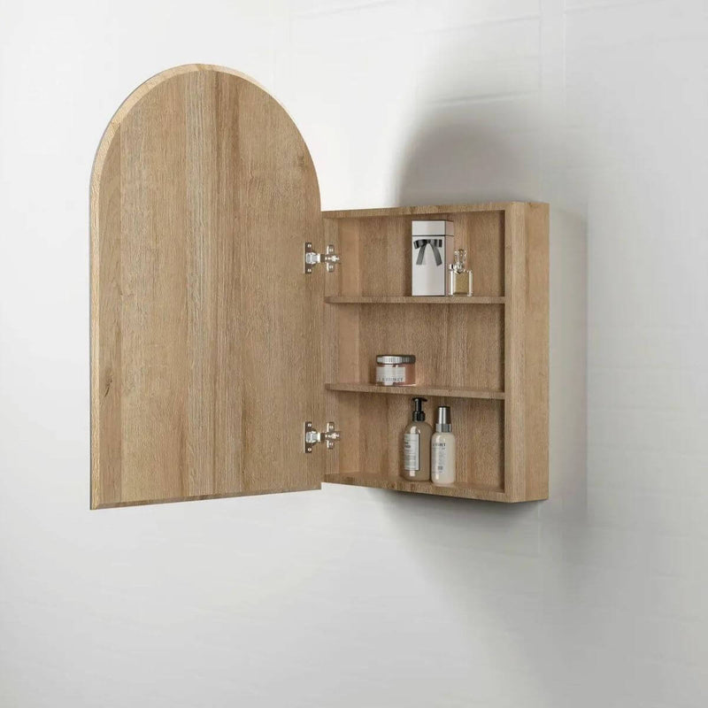 Archie Mirror Shaving Cabinet Arched 900x600x150mm