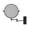 Ablaze 1-5x Magnifying Shaving Make Up Mirror