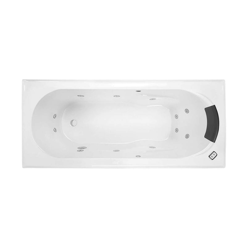 Adatto Contour Inset Spa Bathtub 1510-1650mm