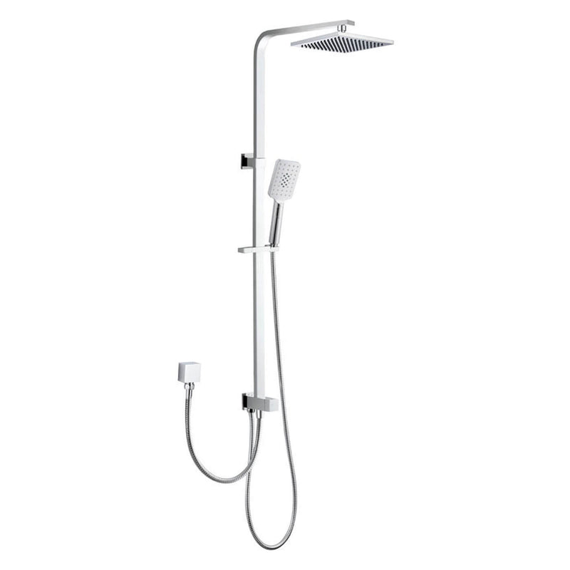 Alice Square Dual Hose Variable Water Inlet Twin Shower Rail