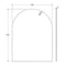Arch Frameless Copper-Free Mirror 500-900mm