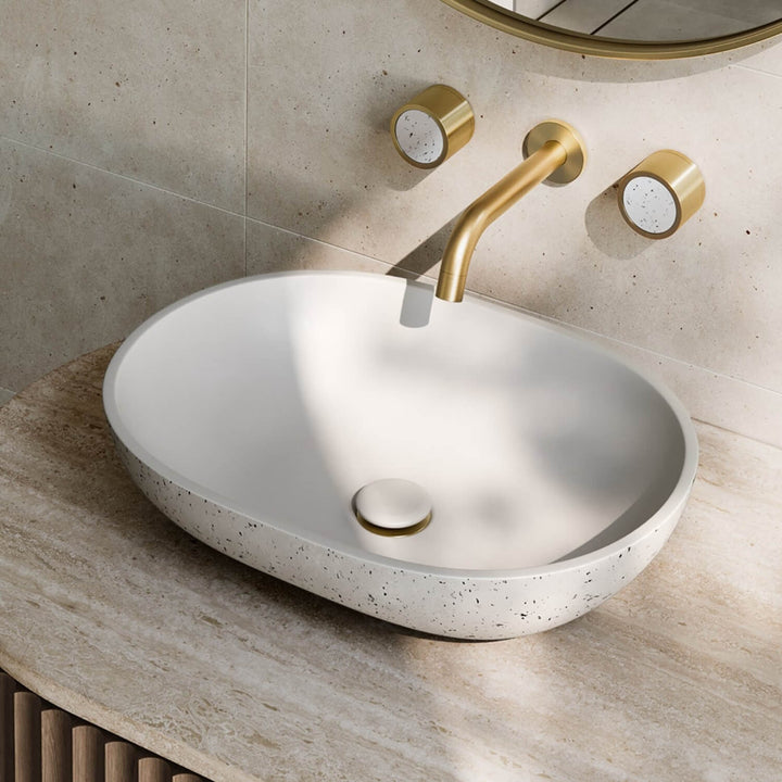 Atelis Oval Concrete Basin 520mm