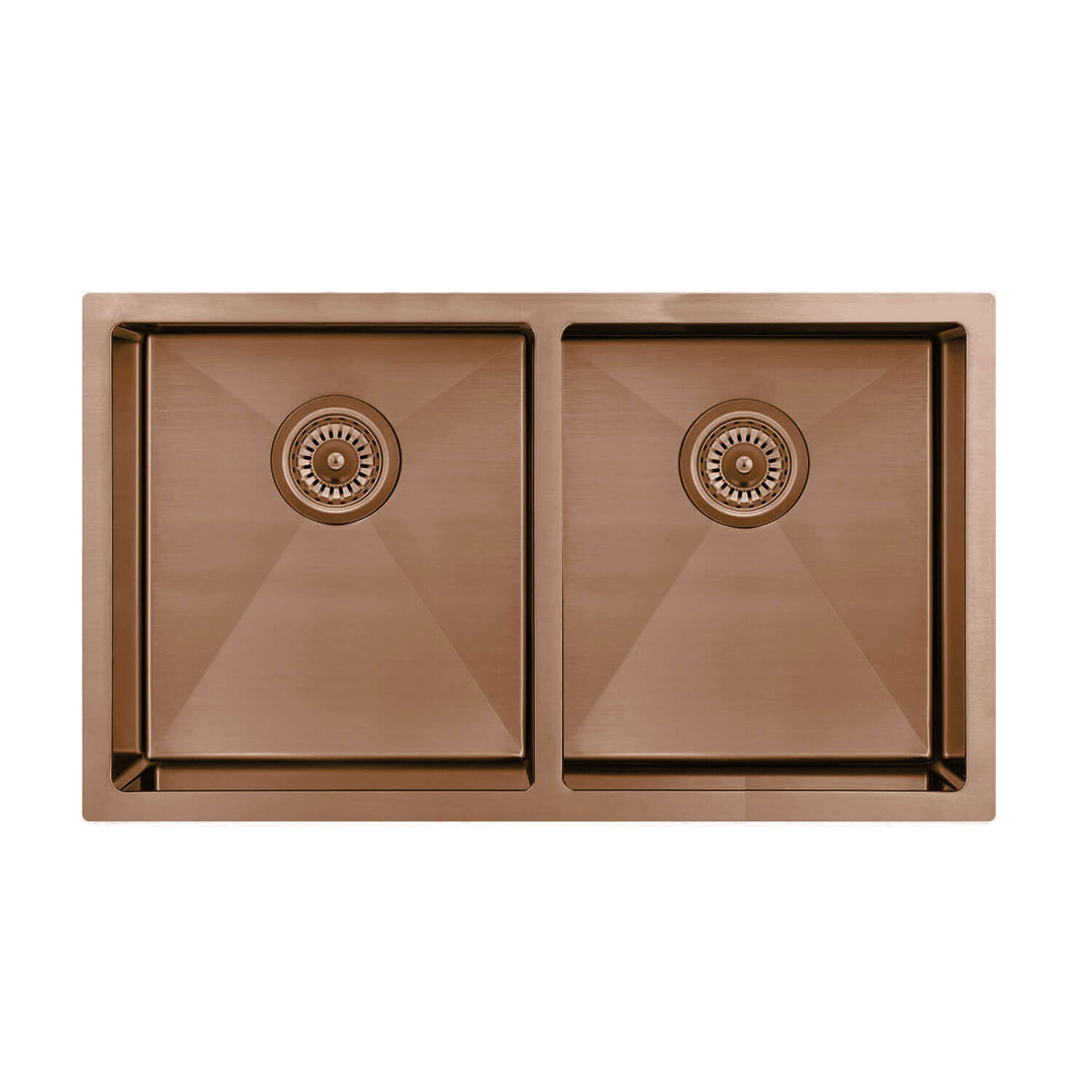 Atlas Double Bowl Stainless Steel Sink 760x450x250mm