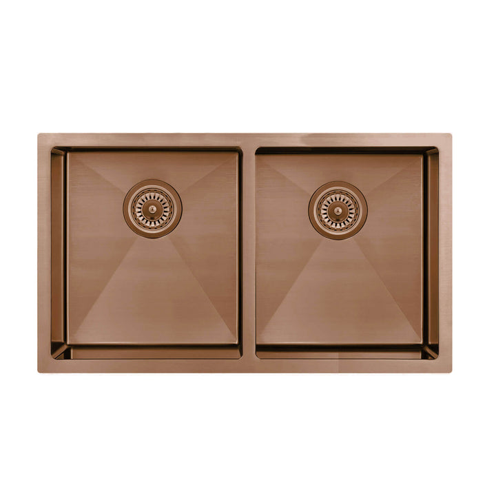 Atlas Double Bowl Stainless Steel Sink 760x450x250mm