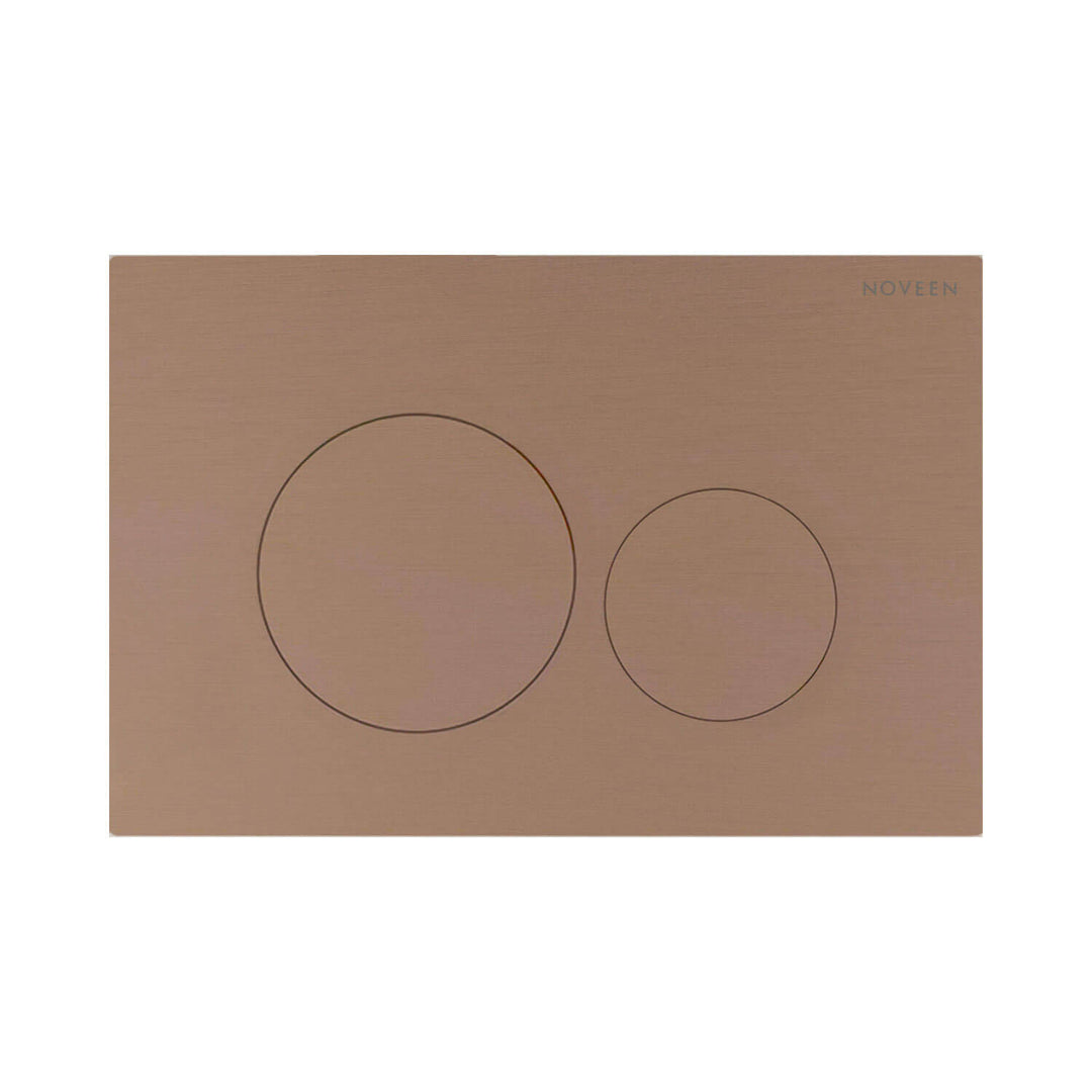AURA R&T Stainless Steel In Wall Flush Plate Button