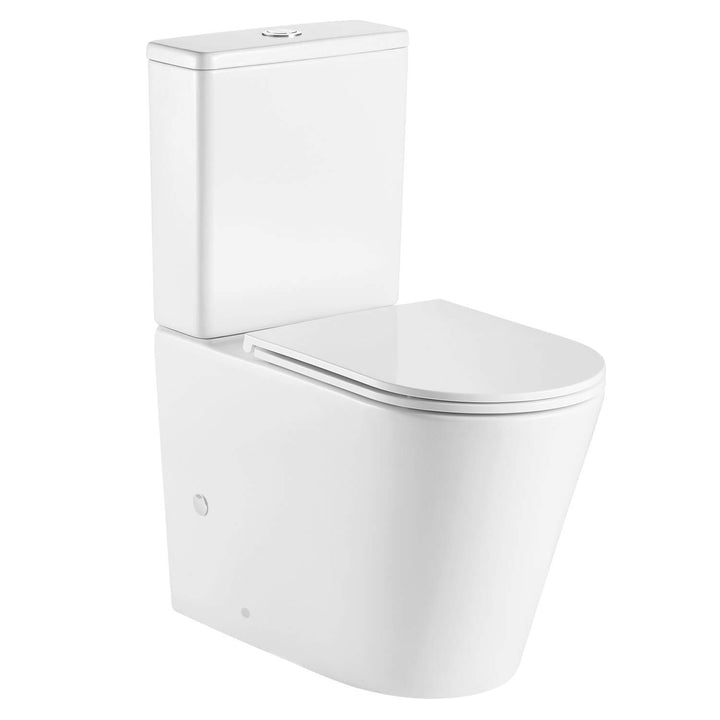 Austin Rimless Tornado Extra High Back to Wall Toilet