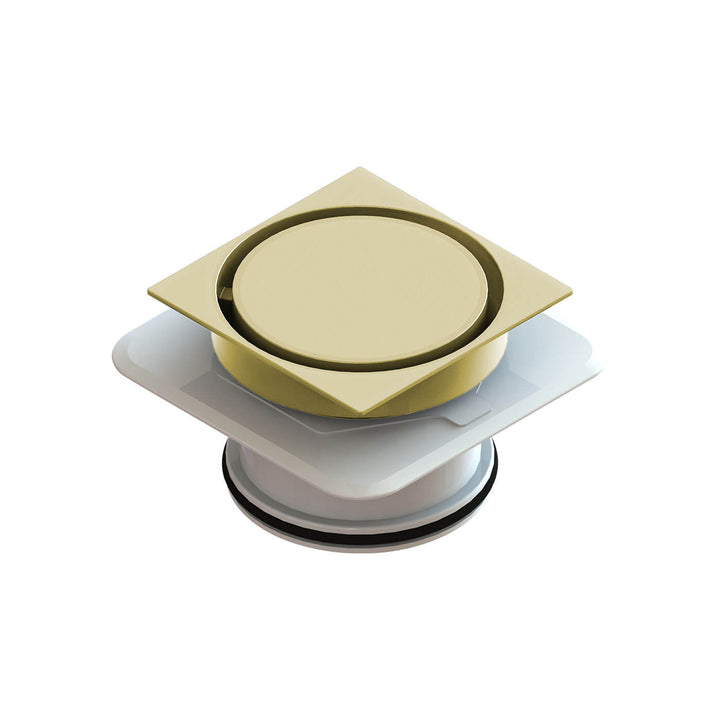 Bermuda Square Flipper Tile Insert Floor Waste 115mm