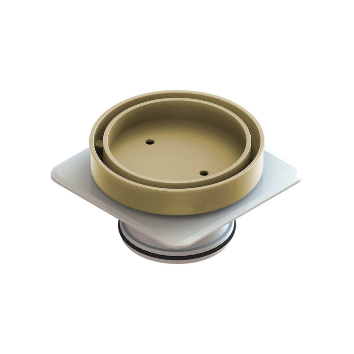 Bermuda Round Tile Insert Floor Waste 115mm