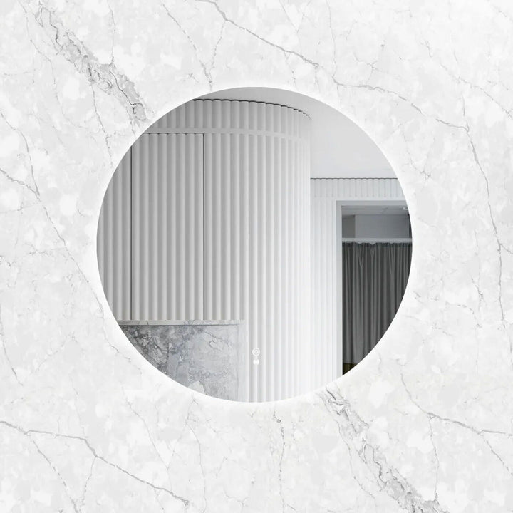Bondi LED Circle Bathroom Backlit Mirror 800mm