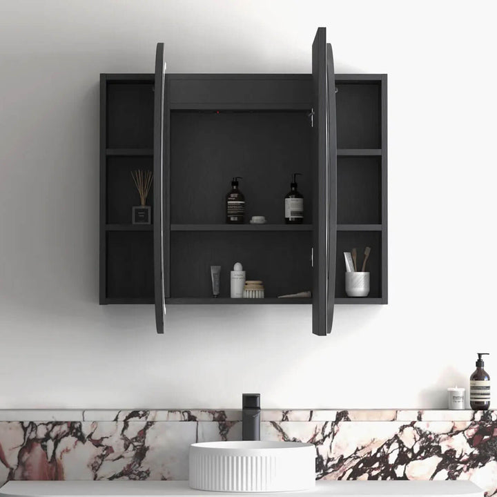 Bondi LED Curved Mirror Shaving Cabinet (900-1800mm)