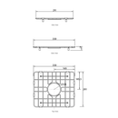 Boston Double Sink Protector 330x291mm