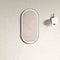 Brighton Pill Oval LED Mirror Framed Safety Glass