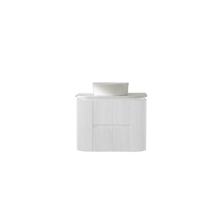 Bristol Curved Fluted Wall Hung Vanity