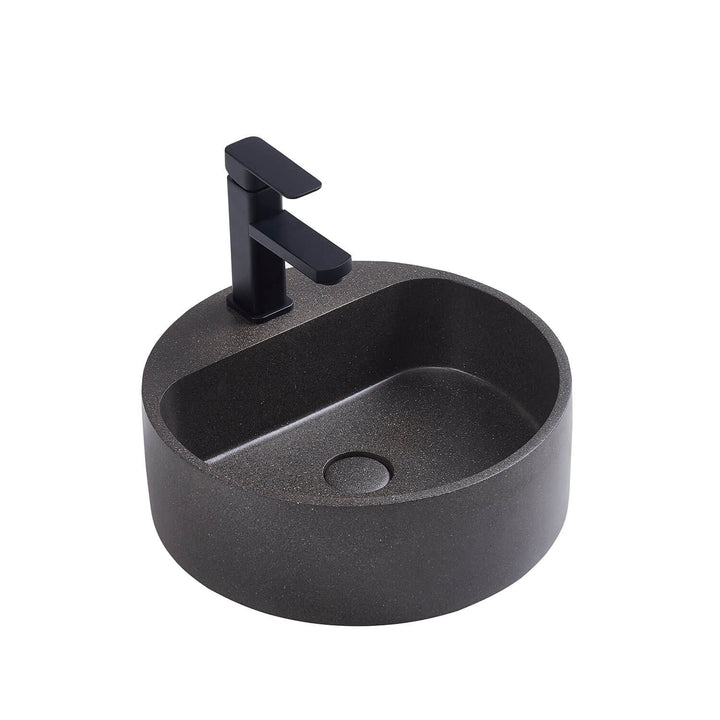 Burano Concrete Basin with Taphole 400mm