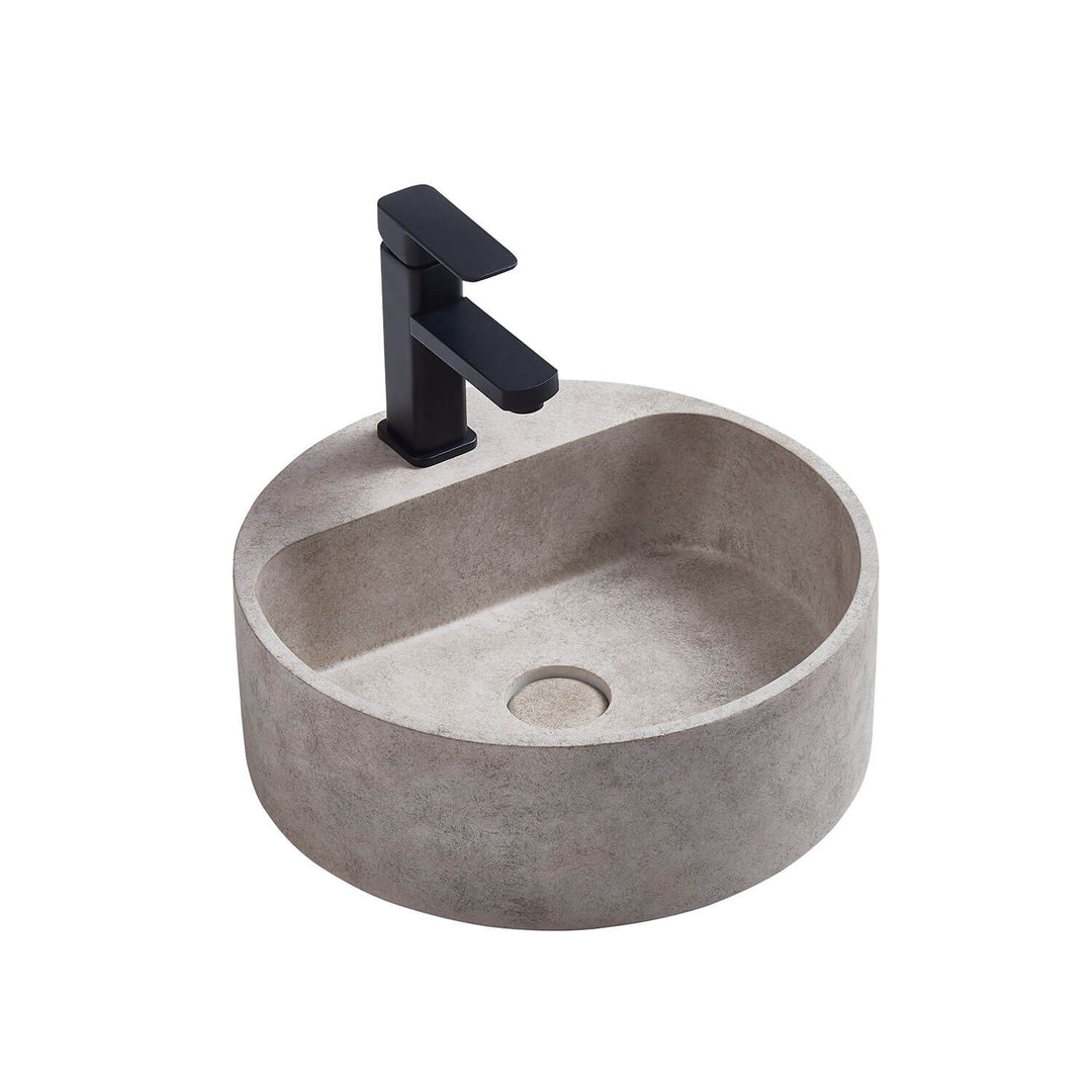 Burano Concrete Basin with Taphole 400mm