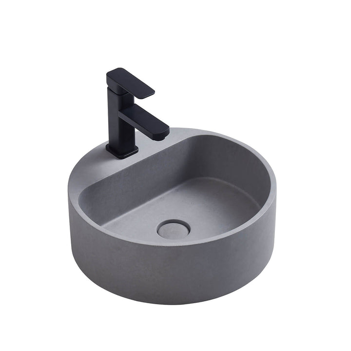Burano Concrete Basin with Taphole 400mm