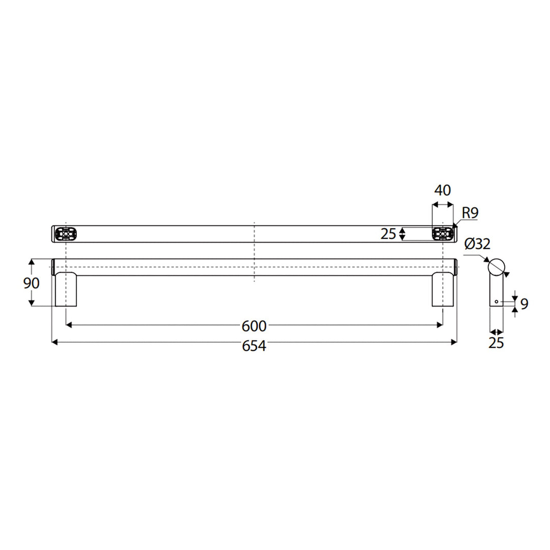 Care Slimline Grab Rail