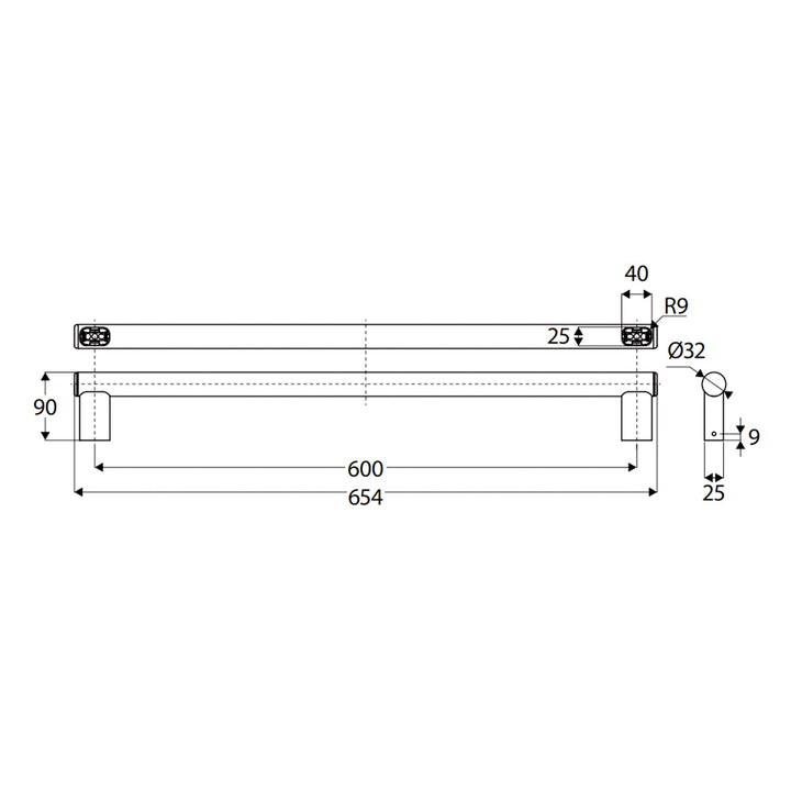 Care Slimline Grab Rail