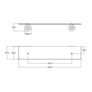 Clasico Heritage Glass Shelf