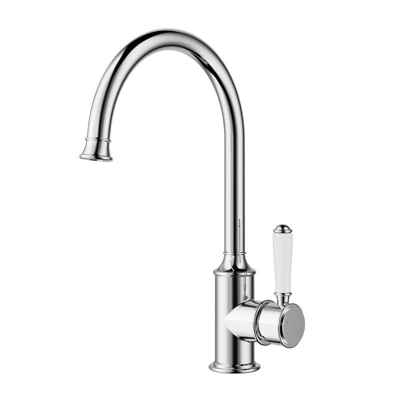 Clasico Gooseneck Ceramic Handle Sink Mixer