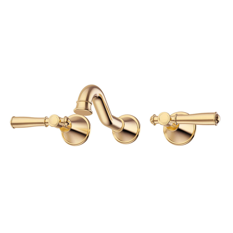 Clasico Brass Handle Assembly Tap Wall Set