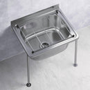 Stainless Steel Cleaners Sink with Legs
