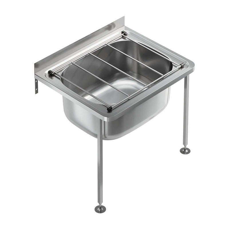 Stainless Steel Cleaners Sink with Legs