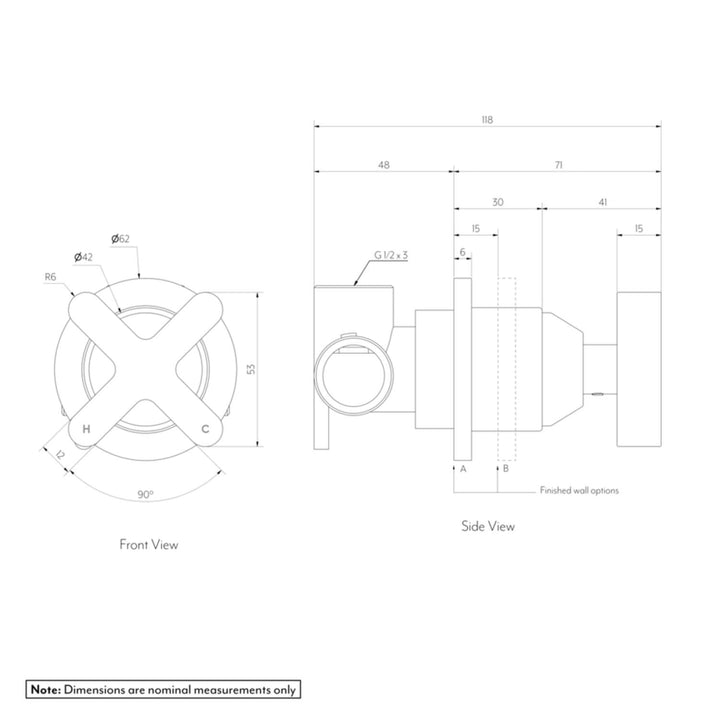 Cross Progressive Wall Mixer