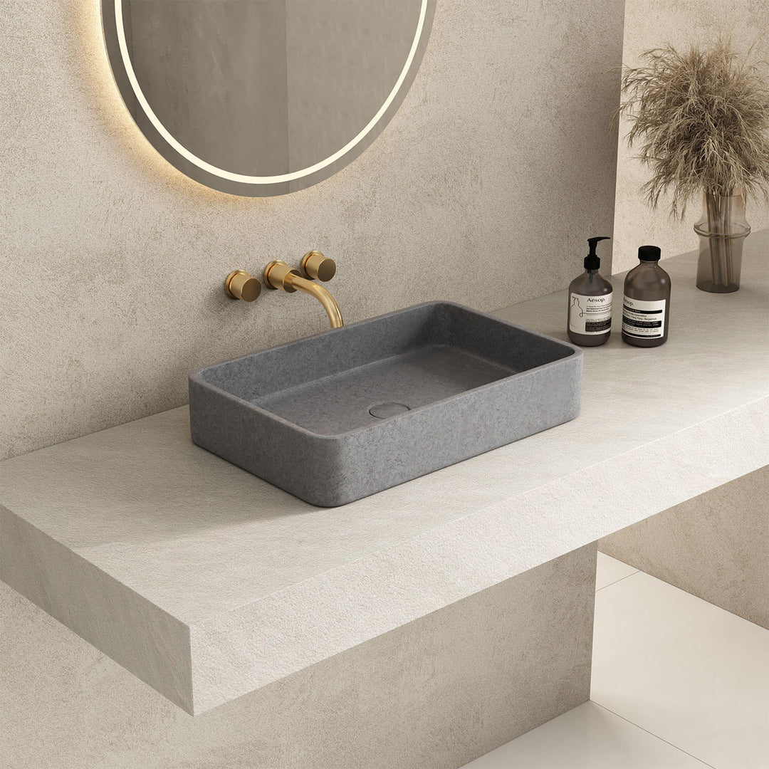 Cuneo Concrete Basin 500x330mm